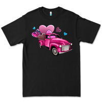 Black truck with hearts Premium Tee - AdoDesignShop