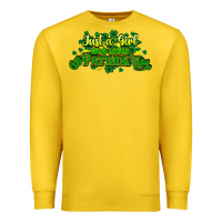 Lemon Just a girl who loves St. Patrick's Day Premium Sweatshirt - HowdyJamesFarm