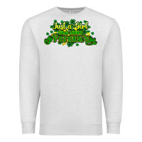 Oatmeal Heather Just a girl who loves St. Patrick's Day Premium Sweatshirt - HowdyJamesFarm