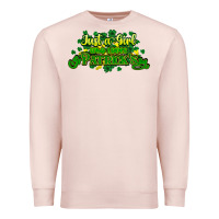 Pale Pink Just a girl who loves St. Patrick's Day Premium Sweatshirt - HowdyJamesFarm
