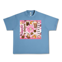 Pebble Blue cafecito y chisme Urban Heavy Tee - JahusDesignShop