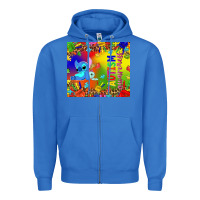 True Royal Autism awareness with stitch tumbler Zipper Hoodie - TumblerDesignByShophia
