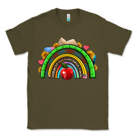 Army Green school rainbow Classic Tee - NancyCooperArtShop