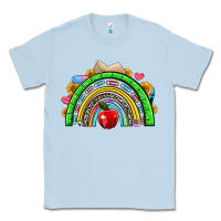 Dusty Blue school rainbow Classic Tee - NancyCooperArtShop