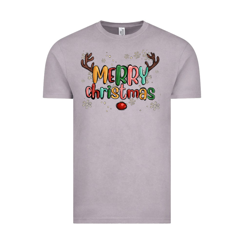 Merry Christmas Raindeerr Vintage Tee by MaliasSmallBusiness | Teevron