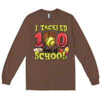 Chestnut i tackled days of school softball Long Sleeve Tee - LillyAllenDesigns