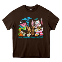 Chocolate Brown easter cna certified nursing assistant Heavy Core Tee - AdoDesignShop