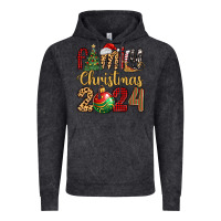 Vintage Black family christmas 2024 Vintage Hoodie - MaliasSmallBusiness