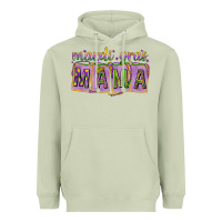 Matcha Mardi gras mama with beads mother's day Heavyweight Hoodie - HowdyJamesFarm