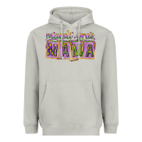 Moon Dust Mardi gras mama with beads mother's day Heavyweight Hoodie - HowdyJamesFarm