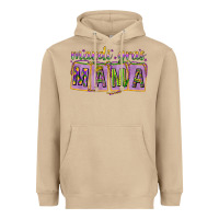 Mushroom Mardi gras mama with beads mother's day Heavyweight Hoodie - HowdyJamesFarm