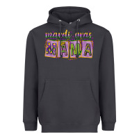 Smoke Mardi gras mama with beads mother's day Heavyweight Hoodie - HowdyJamesFarm