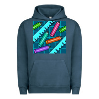 School Pencil Seamless Pattern Urban Hoodie | Teevron