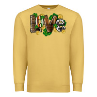 Antique Gold Western love St. Patrick's Day Premium Sweatshirt - CowGirlArtShop