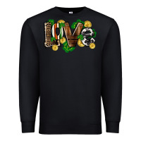 Black Western love St. Patrick's Day Premium Sweatshirt - CowGirlArtShop