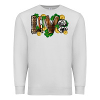 Dove Grey Western love St. Patrick's Day Premium Sweatshirt - CowGirlArtShop