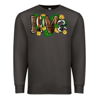 Smoke Western love St. Patrick's Day Premium Sweatshirt - CowGirlArtShop