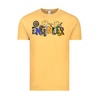 Vintage Mustard engineer Vintage Tee - NancyCooperArtShop