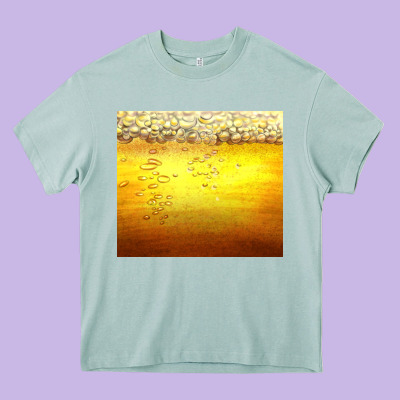 Beer Bubble Heavy Core Tee Designed By Adodesignshop
