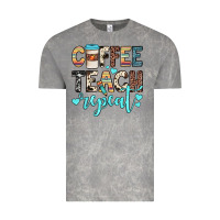Cloud Rock coffee teach repeat Vintage Tee - JahusDesignShop