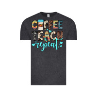 Vintage Black coffee teach repeat Vintage Tee - JahusDesignShop