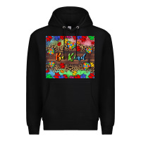 Black Be kind Premium Hoodie - CowGirlArtShop