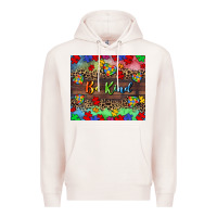 Pale Pink Be kind Premium Hoodie - CowGirlArtShop
