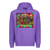 Purple Be kind Premium Hoodie - CowGirlArtShop