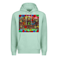 Seafoam Be kind Premium Hoodie - CowGirlArtShop
