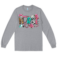 Heather Grey nurse Long Sleeve Tee - LillyAllenDesigns