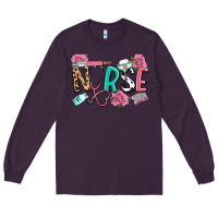 Plum nurse Long Sleeve Tee - LillyAllenDesigns