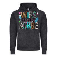 Vintage Black wife mom nurse Vintage Hoodie - NancyCooperArtShop