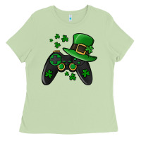 Matcha St Patricks Day Gamer Ladies Tee - Jasminsmagicworld