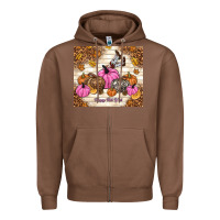 Chestnut happy fall y'all cowgirl Zipper Hoodie - TumblerDesignByShophia