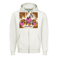 Oatmeal Heather happy fall y'all cowgirl Zipper Hoodie - TumblerDesignByShophia