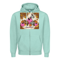 Seafoam happy fall y'all cowgirl Zipper Hoodie - TumblerDesignByShophia