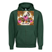 Sports Green happy fall y'all cowgirl Zipper Hoodie - TumblerDesignByShophia