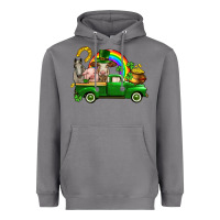 Storm St. Patrick's Day farm animals Heavyweight Hoodie - CowGirlArtShop