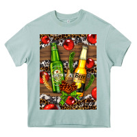Arona beer bottles with wheat and barley Heavy Core Tee - AdoDesignShop