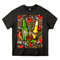 Asphalt beer bottles with wheat and barley Heavy Core Tee - AdoDesignShop
