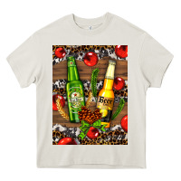 Cream beer bottles with wheat and barley Heavy Core Tee - AdoDesignShop