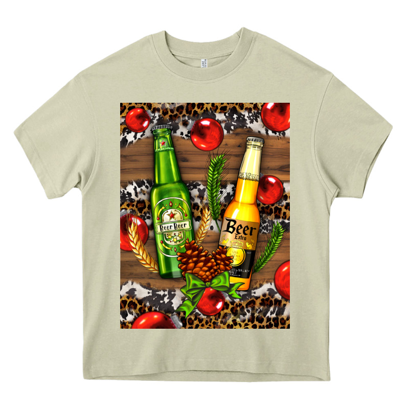 Beer Bottles With Wheat And Barley Heavy Core Tee by AdoDesignShop | Teevron