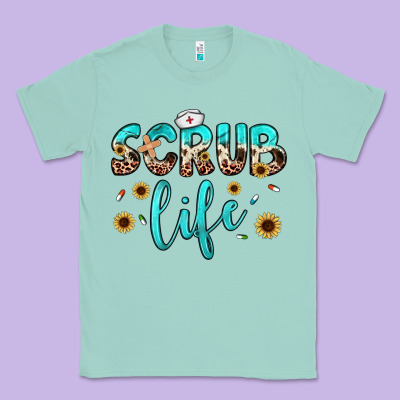 Scrub Life Classic Tee Designed By Jahusdesignshop