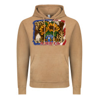 Patriotic Sunflower God Bless America Vintage Hoodie | Teevron