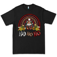 Black rainbow and hohoho with gnome Premium Tee - AdoDesignShop