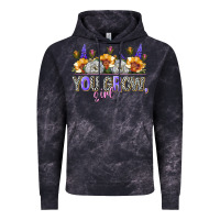 Cloud Black you grow girl Vintage Hoodie - NancyCooperArtShop