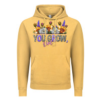 Vintage Mustard you grow girl Vintage Hoodie - NancyCooperArtShop