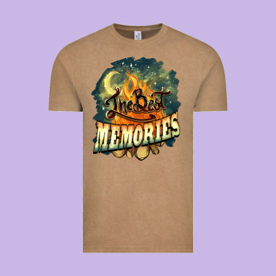Camping The Best Memories Vintage Tee Designed By Nancycooperartshop