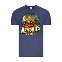 Vintage Denim camping the best memories Vintage Tee - NancyCooperArtShop
