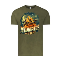 Vintage Olive camping the best memories Vintage Tee - NancyCooperArtShop